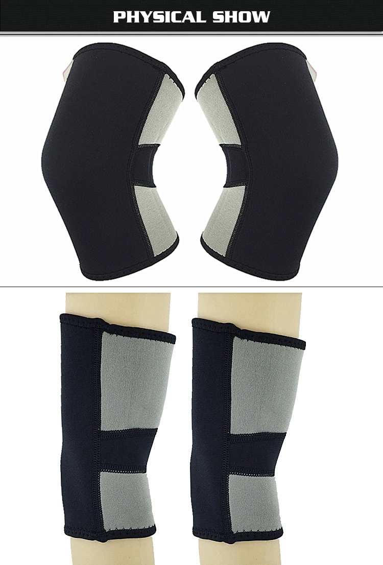 091#Customized 7mm Neoprene Weightlifting Crossfit Powerlifting Elbow Brace Compression Support Sleeve