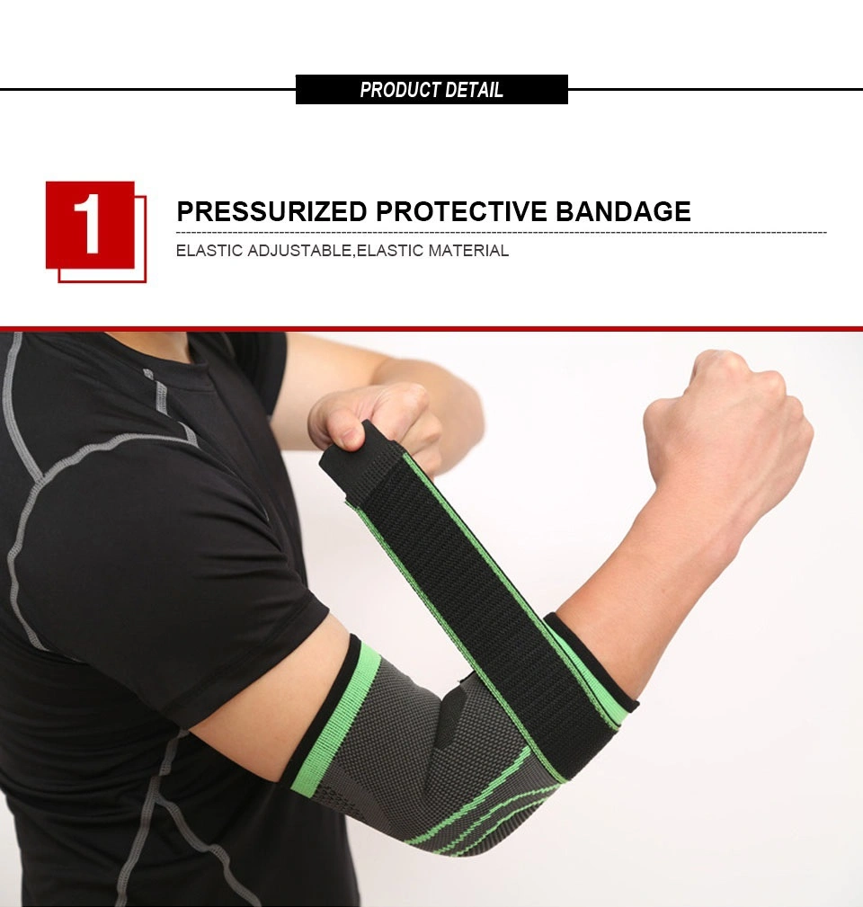 1PCS Sport Elbow Brace Elastic Bandage Compression Support Protector Cycling Basketball Arm Sleeve for Tennis Fitness Coderas