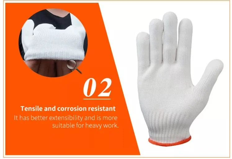 Workout Nylon Polyester Construction Gloves Custom Logo Hand Protection Safety Work Gloves