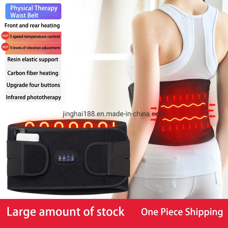 3-Speed Temperature Control Intelligent Front and Back Heated Waist Support, Electric Heating Waistbelt