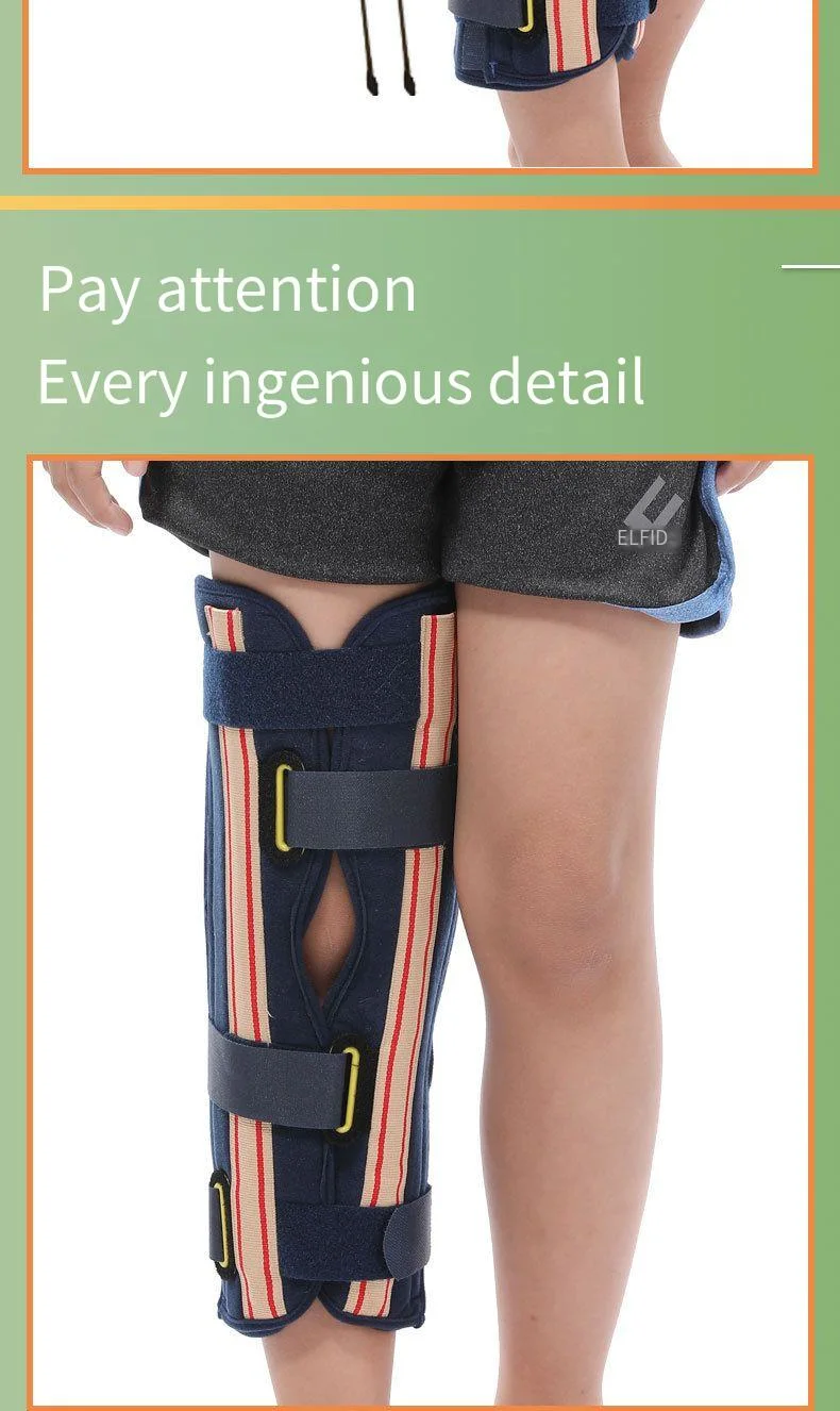 Medical Immobilization Kafo Leg Orthosis Brace Postoperative Immobilizing Knee Support Adjustable Knee Fixing Band