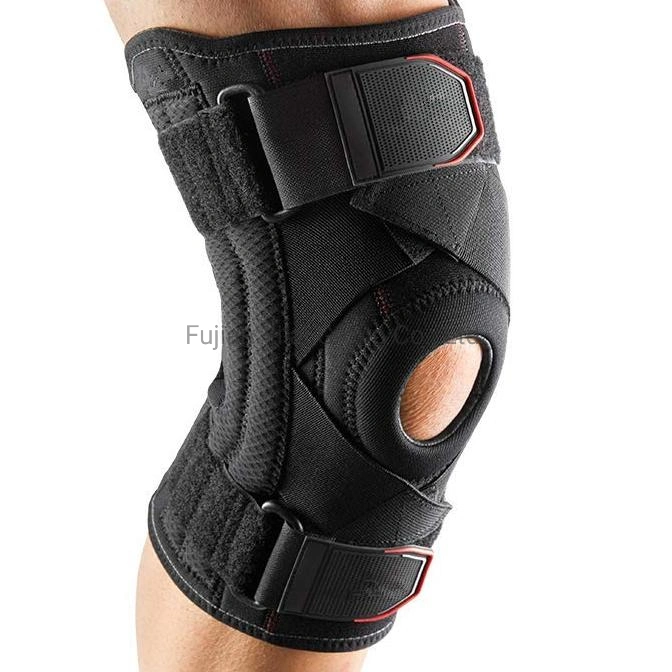 Neoprene Knee Support Open Patella Hinged Knee Brace Stabilizer Joint Support Knee Pads