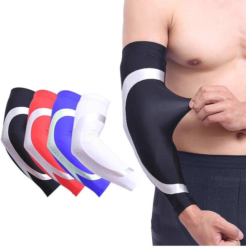 Outdoor Volleyball Sports Cycling Wear UV Protection Arm Sleeve Elastic Elbow Arm Support Sleeve