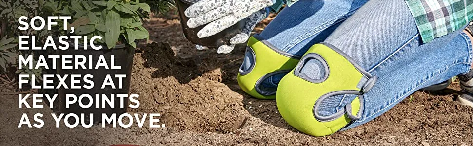 Neoprene Gardening Knee Pads with Adjustable Straps for Home Gardening, Scrubbing Floors