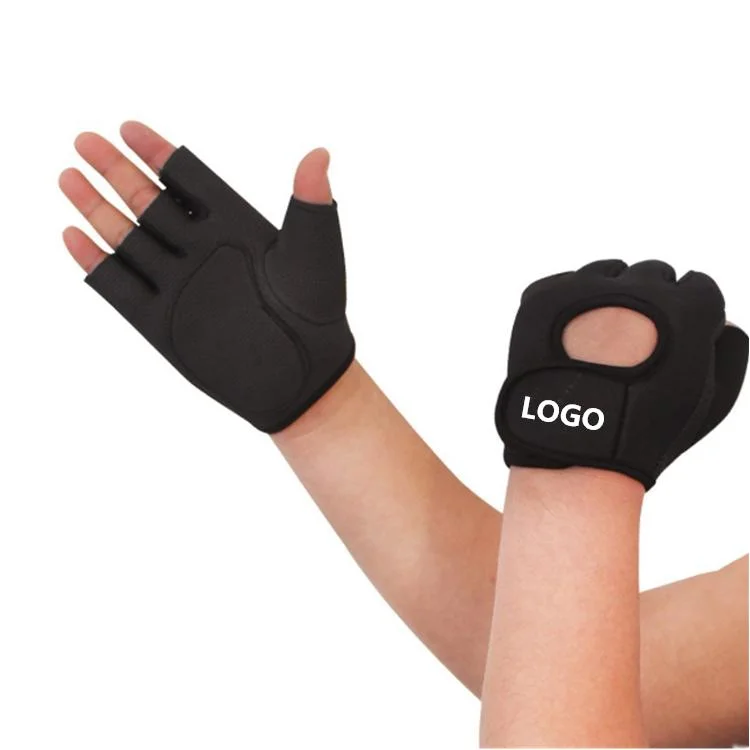 Custom Fingerless Weight Lifting Gloves Fitness Training Gloves Weighted Workout Sport Gym Gloves