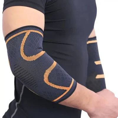 Commerce de gros en néoprène Fitness Arm Compression Sleeve Elbow Brace Support