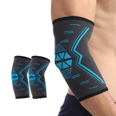 Compression Elbow Brace Breathable Knitted Sports Fitness Arm Brace Sleeve