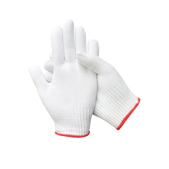 Gants de construction en polyester en nylon pour entraînement Logo personnalisé Protection des mains Gants de travail de sécurité