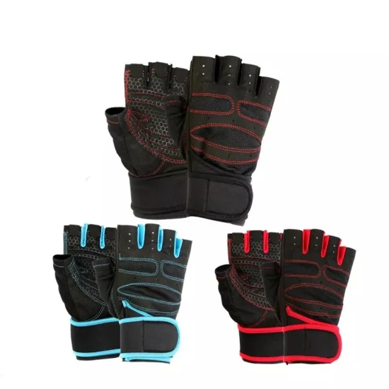 Gants d'entraînement Gants d'haltérophilie Support de poignet Haltérophilie Gants de fitness Gants de sport Gym Fitness Gants Unisexe Gants personnalisés