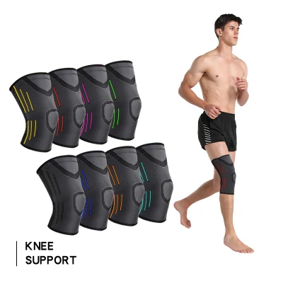 Compression genouillère manchon soutien Fitness sport jambe genouillère protecteur manchon