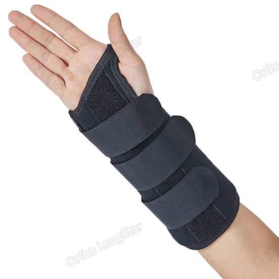 Attelle d'orthèse de jambe Kafo d'immobilisation médicale Support de genou d'immobilisation postopératoire Bande de fixation de genou réglable