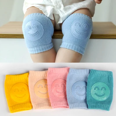 Chaussettes bébé Genou Toddler Crawling Pads Genouillères pour enfants Support de genou respirant en coton pour enfants