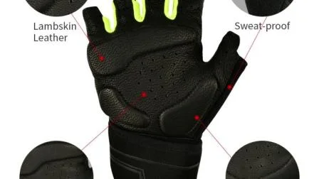 Gants de remise en forme de gymnastique à demi-doigts personnalisés Gants d'entraînement ouverts pour la callisthénie de musculation Powerlifting