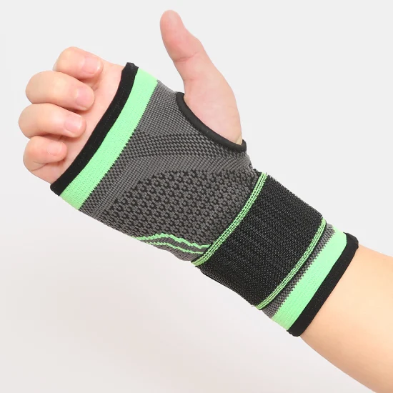 Manchon de poignet élastique réglable anti-entorse d'haltérophilie avec bandage pour l'haltérophilie Powerlifting respirant